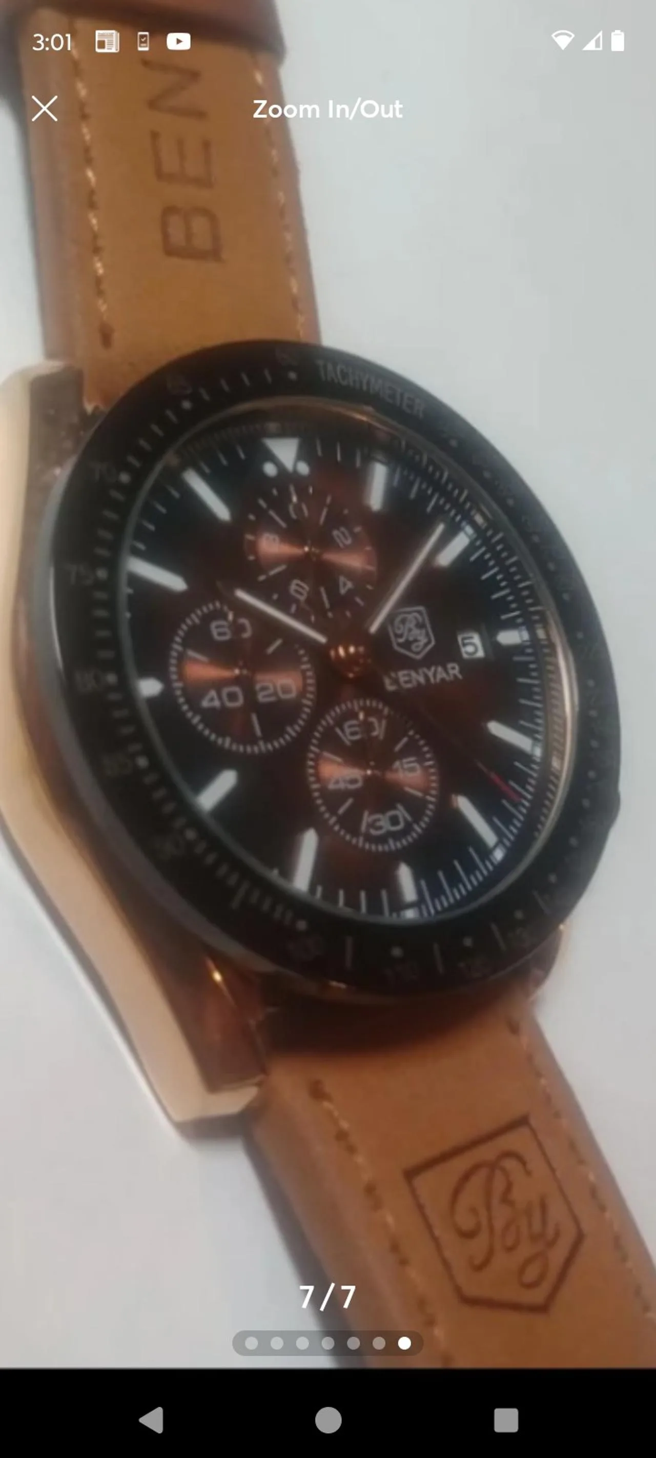 Benyar BY-5140 chronograph watch image 2