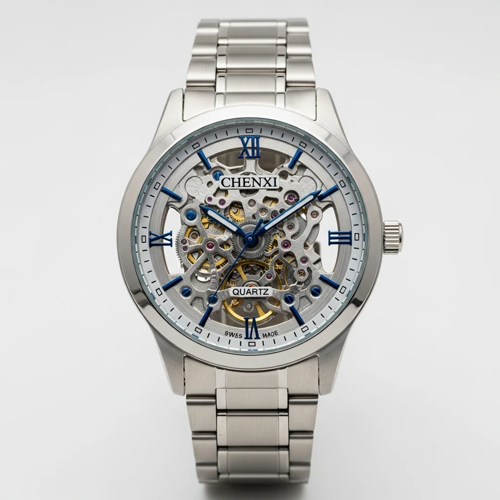 Chenxi quartz skeleton watch