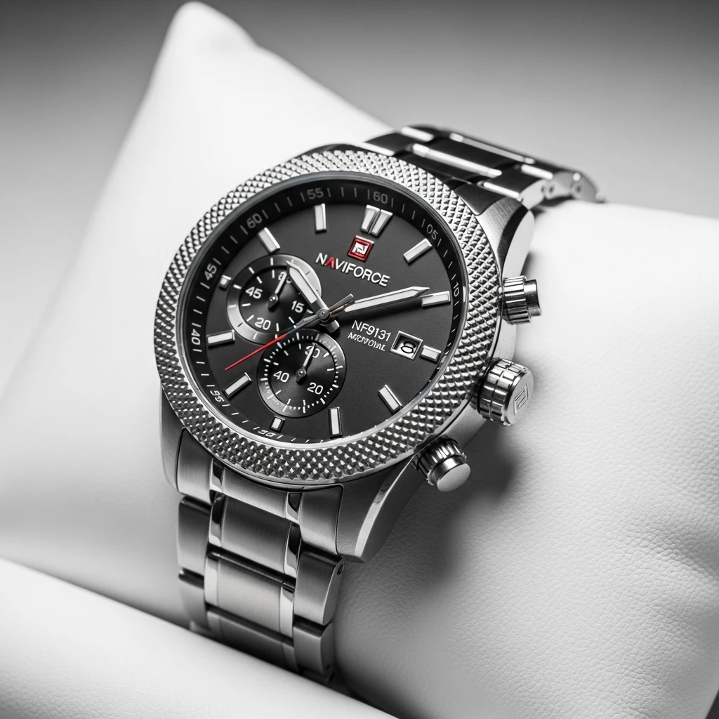 Naviforce NF9131 chronograph watch image 2